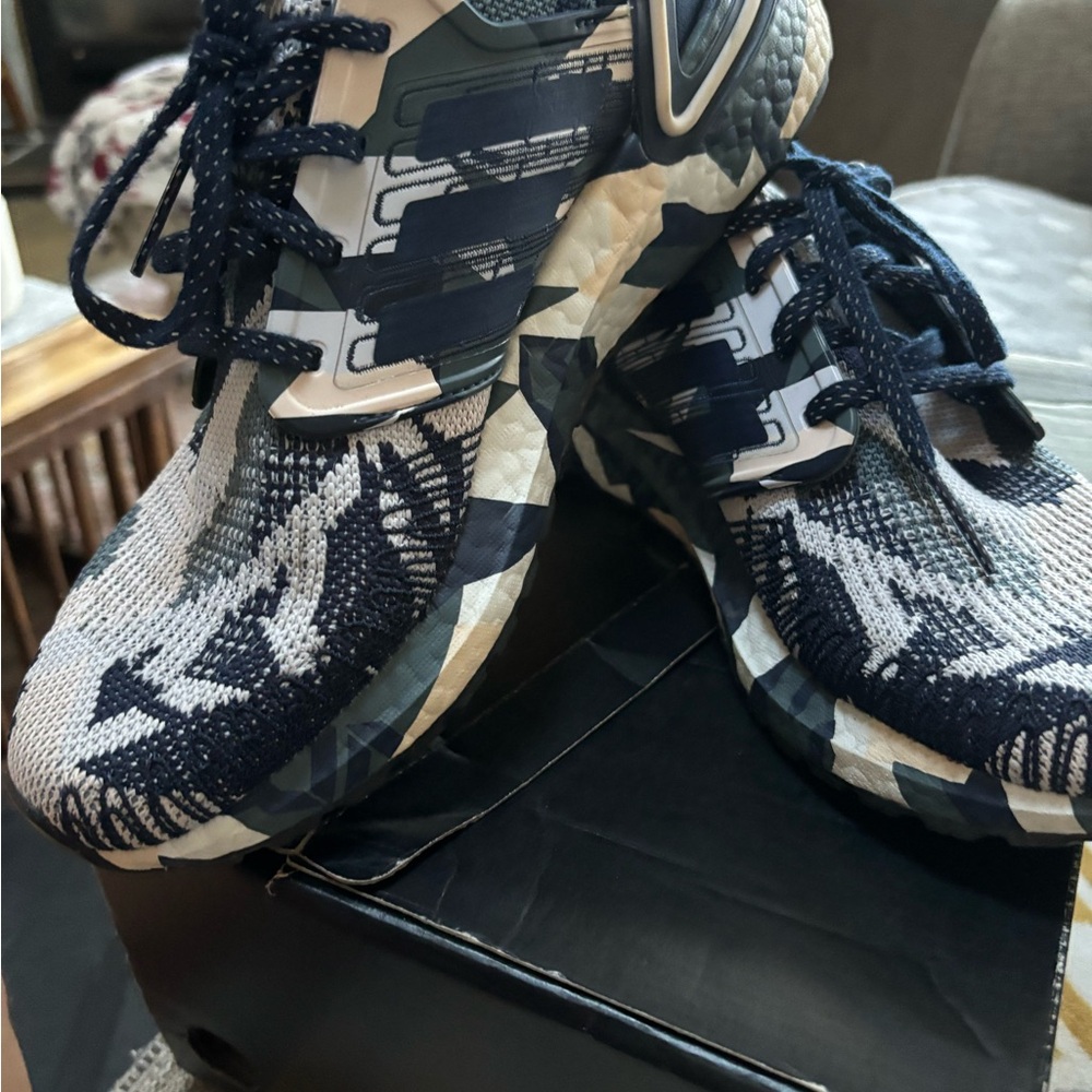 adidas Ultraboost 20 W Black and White Sneakers
